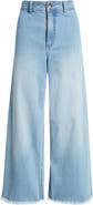 Billabong Free Fall Fray Hem Stretch Wide Leg Jeans