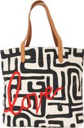 Ubuntu Life Go-To Tote with Beaded Red Love