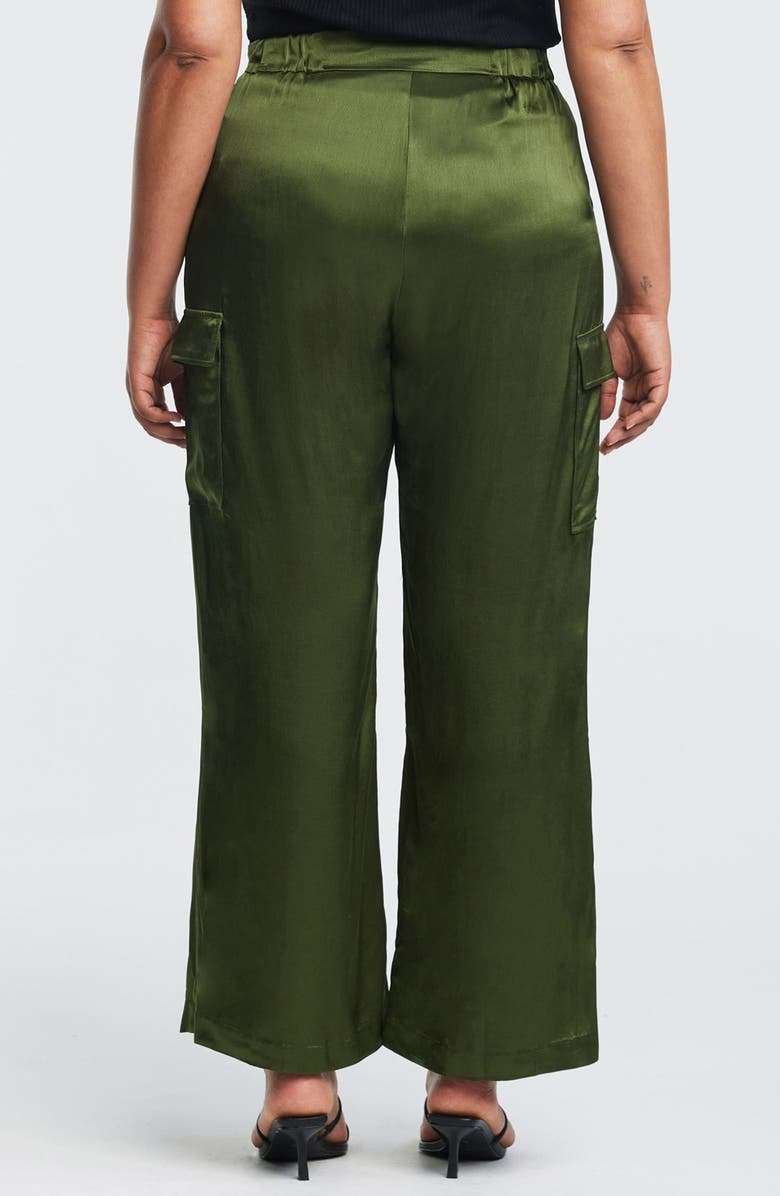 Estelle Tess Satin Wide Leg Pants, Alternate, color,