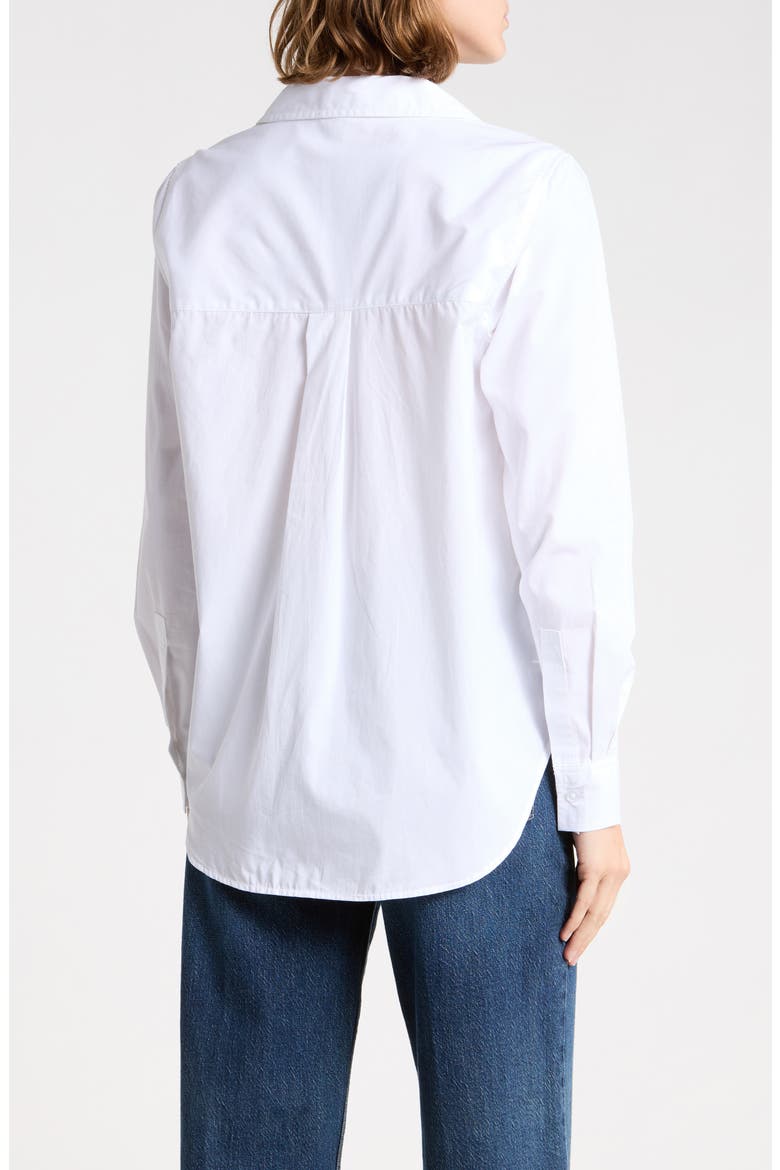 Bells Button-Up Shirt, Alternate, color, WHITE