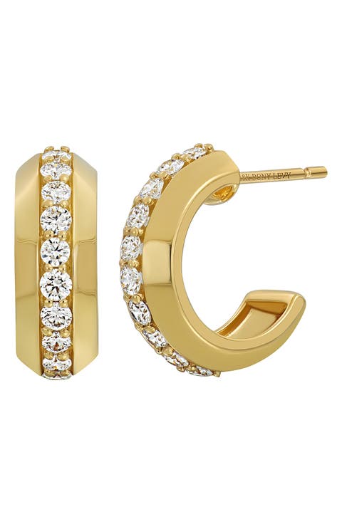Varda Diamond Hoop Earrings (Nordstrom Exclusive)