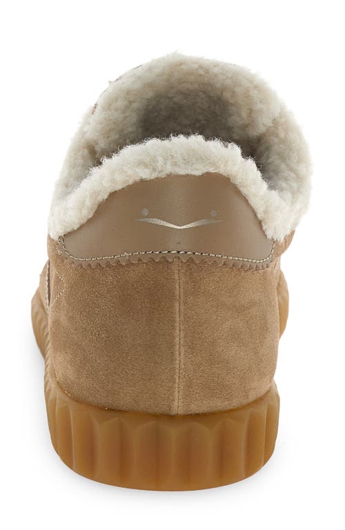 Voile Blanche Ines Faux Shearling Sneaker In Brown