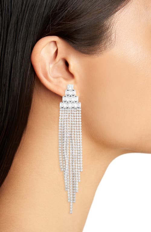 Tasha Crystal Fringe Statement Earrings