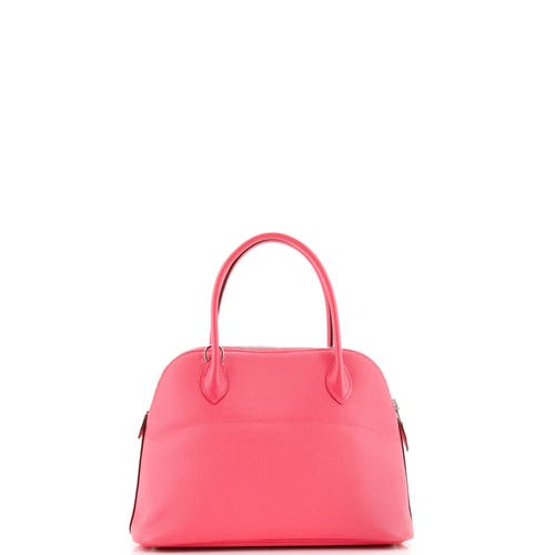 Pre-owned Hermes Hermes Bolide Bag Epsom 27 In Pink