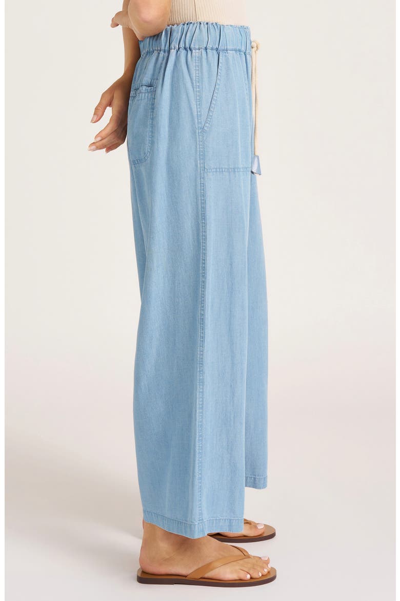 Laura Wide Leg Chambray Pants, Alternate, color, CHAMBRAY