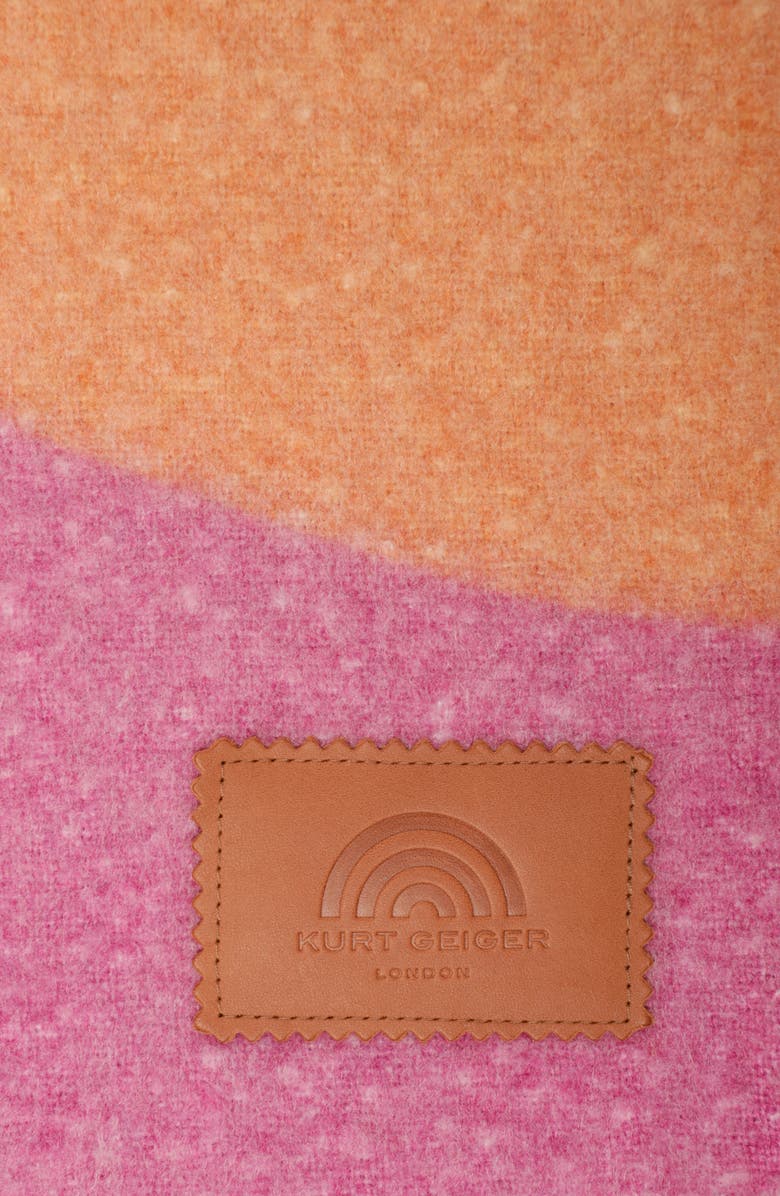 Kurt Geiger London Rainbow Fringe Scarf, Alternate, color,