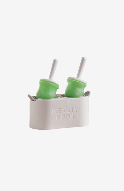 Love And Pebble Beauty Pops Soothing Barrier Frozen Serum Kit In Green