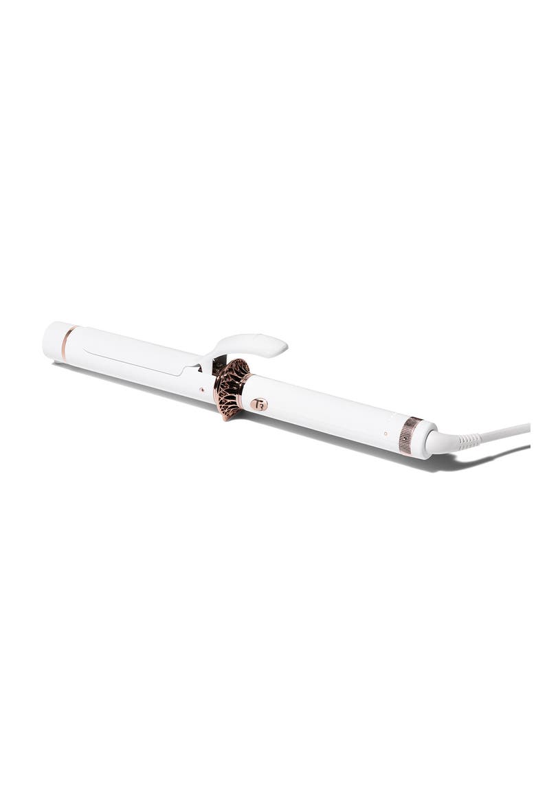 Twirl 1.25 Inch Curling Iron, Alternate, color, WHITE/ ROSE GOLD