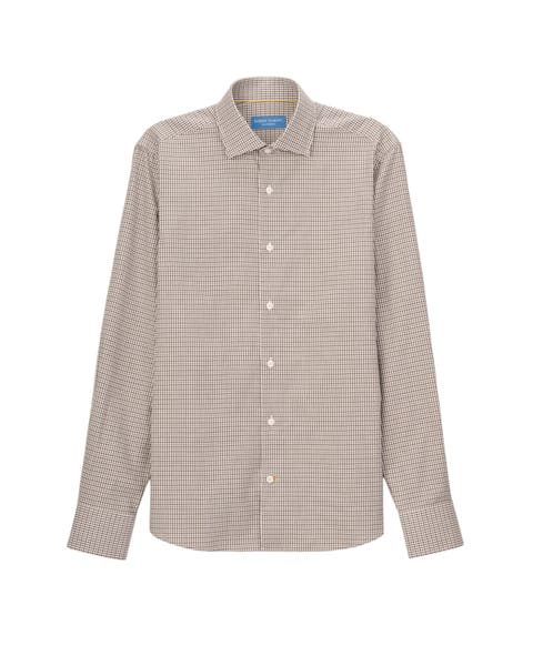 Reynolds Ultra Light Weight Brushed Check Shirt