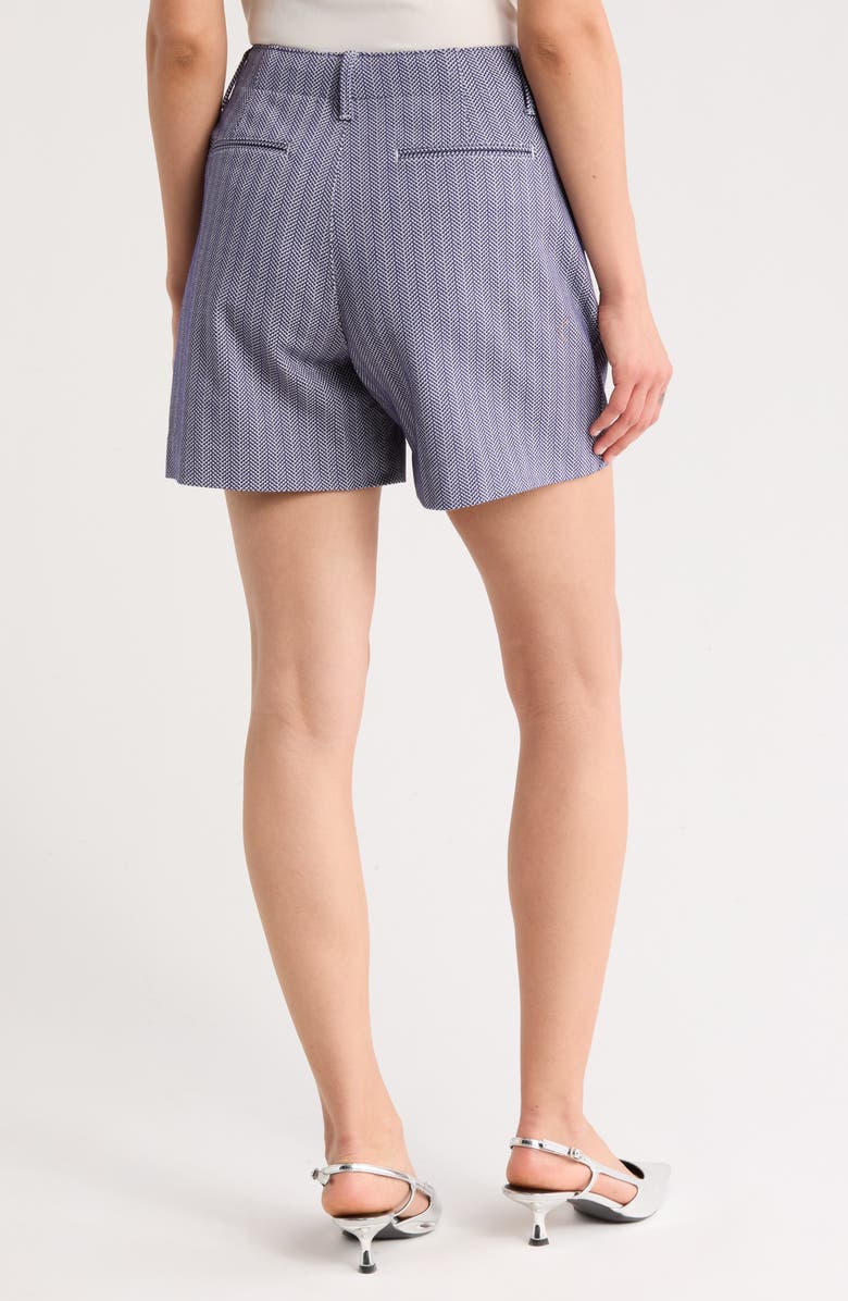 rag & bone Elvy Chevron Shorts, Alternate, color, Nvymulti