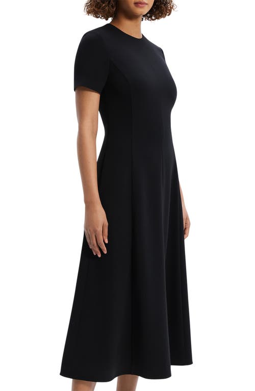 Theory Flare A-line Dress In Black