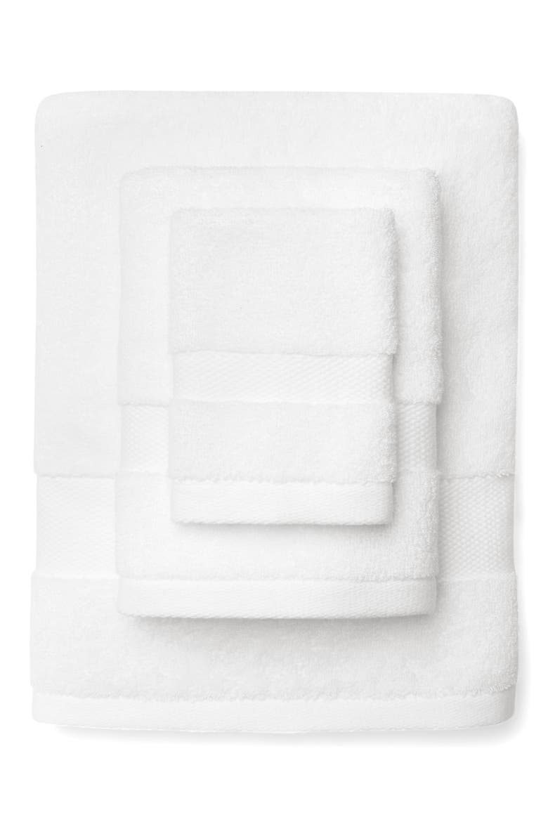 Bello Nuovo Combed Cotton Bath Sheet, Alternate, color, WHITE