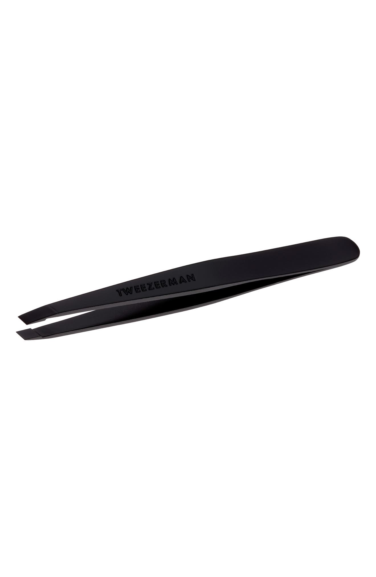 TWEEZERMAN Black Matte Slant Tweezer | Nordstromrack