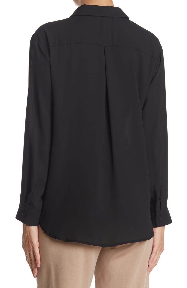 Pleione Button Front Utility Blouse, Alternate, color, 