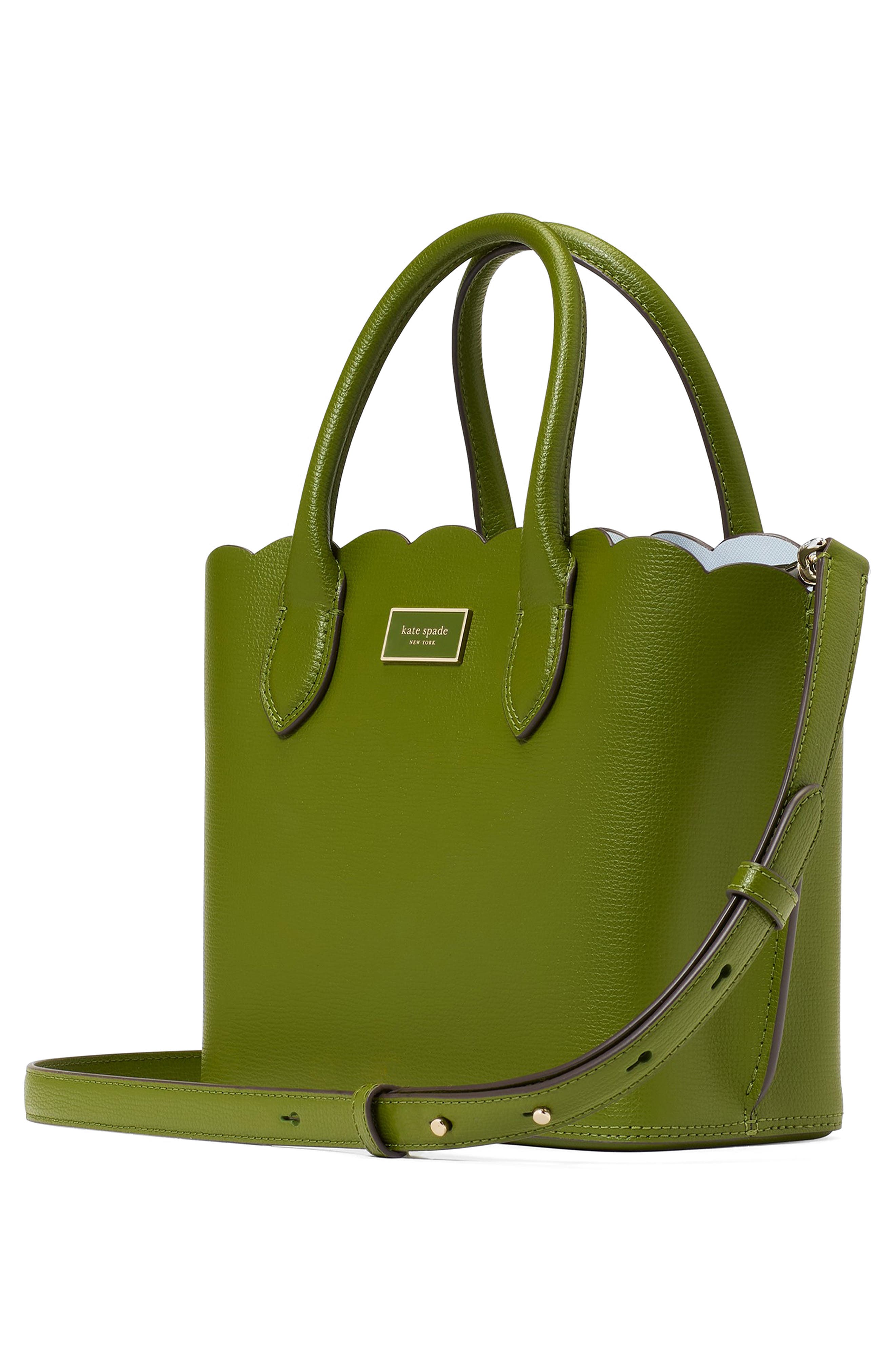 Kate Spade New York suite scallop crossgrain leather crossbody bag, Alternate, color, 