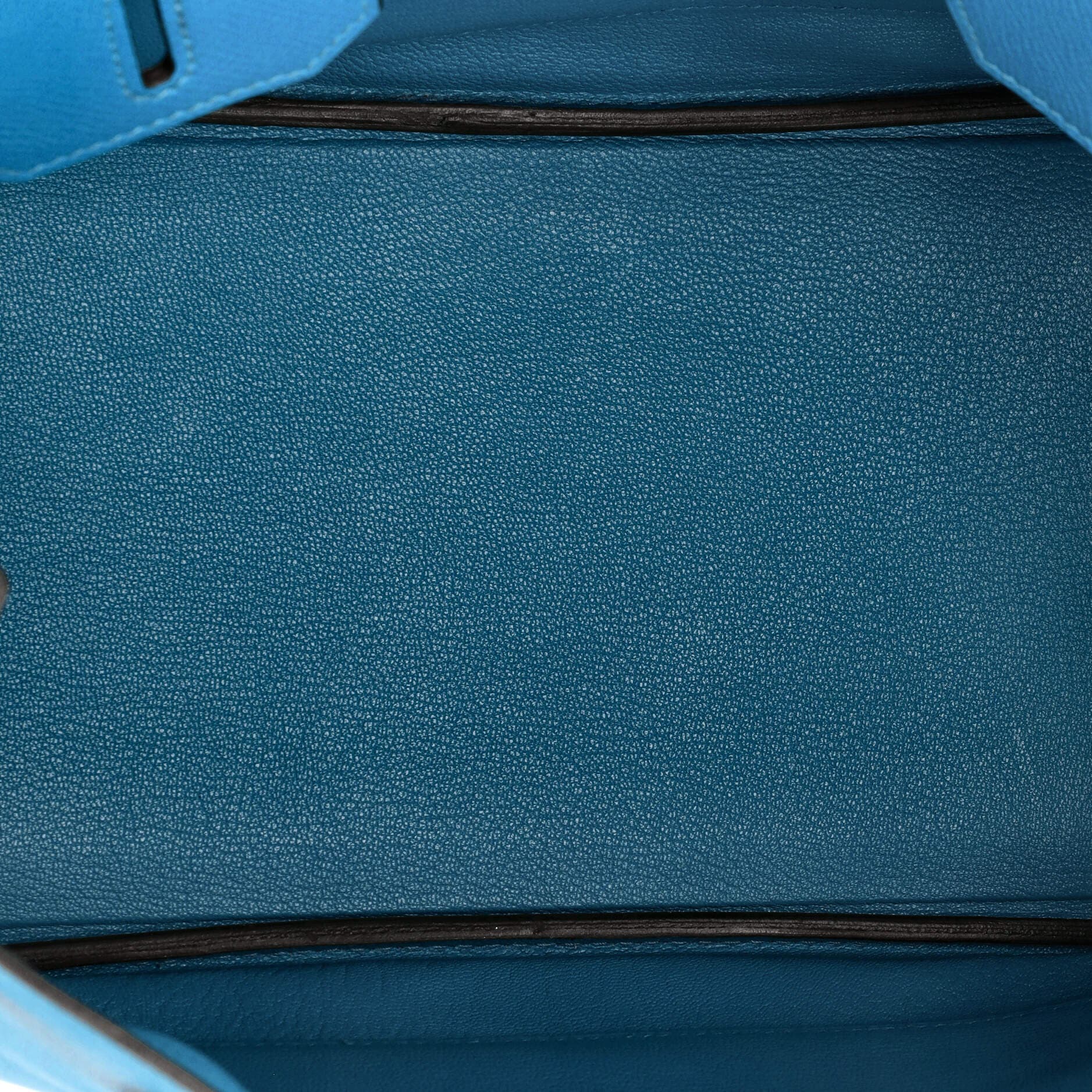 Pre-Owned Hermes Birkin Handbag Blue Epsom with Palladium Hardware 30, Alternate, color, 