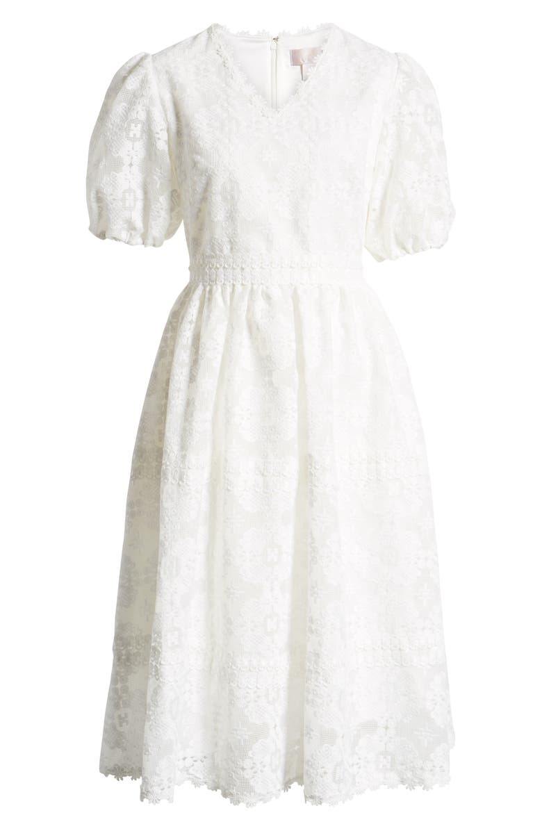 Rachel Parcell V-Neck Lace Dress, Alternate, color, 