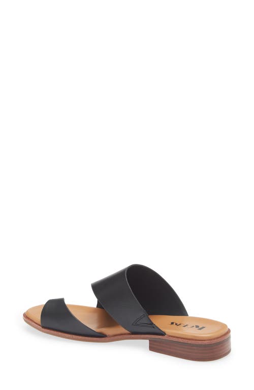 Korks Sareen Toe Loop Sandal In Black