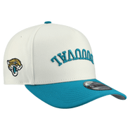 New Era Men's New Era Cream Jacksonville Jaguars Upside Down 9FIFTY A-Frame Snapback Hat