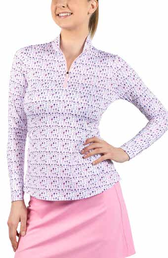 TailorByrd Wine Glass Print Performance Quarter Zip Pullover