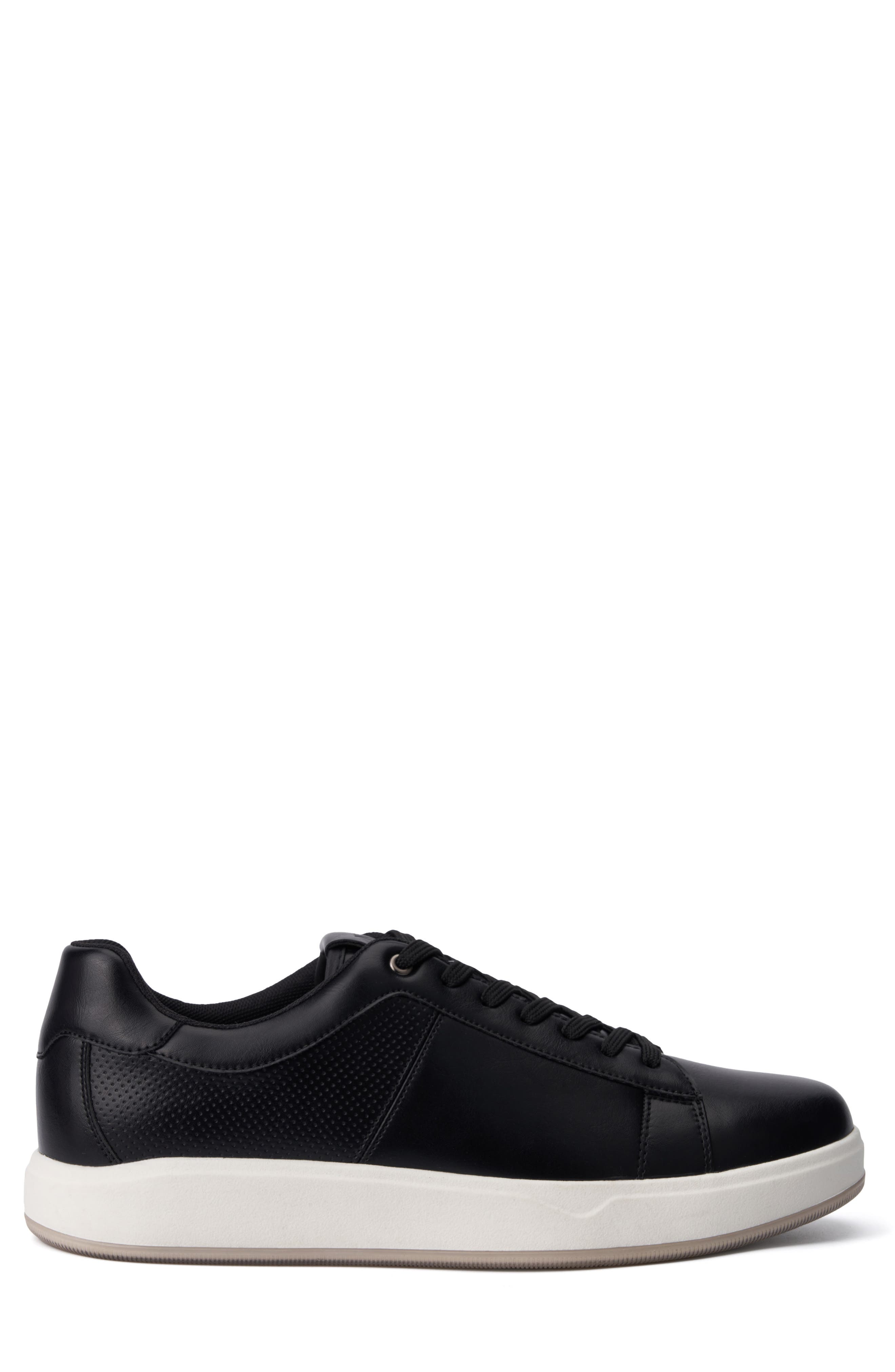 NEW YORK AND COMPANY Brent Low Top Sneaker, Alternate, color, Black