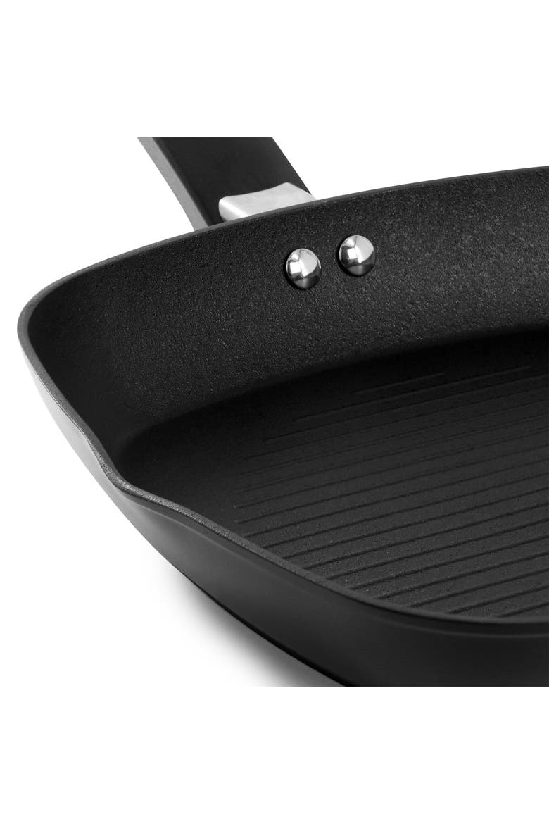 Connelly 10 Inch Nonstick Aluminum Grill Pan, Alternate, color, Black