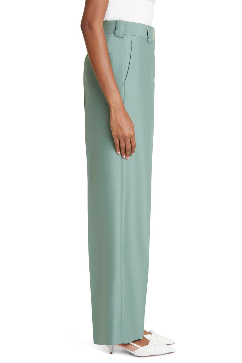 Marlowe Wool Pants, Alternate, color, CELADON