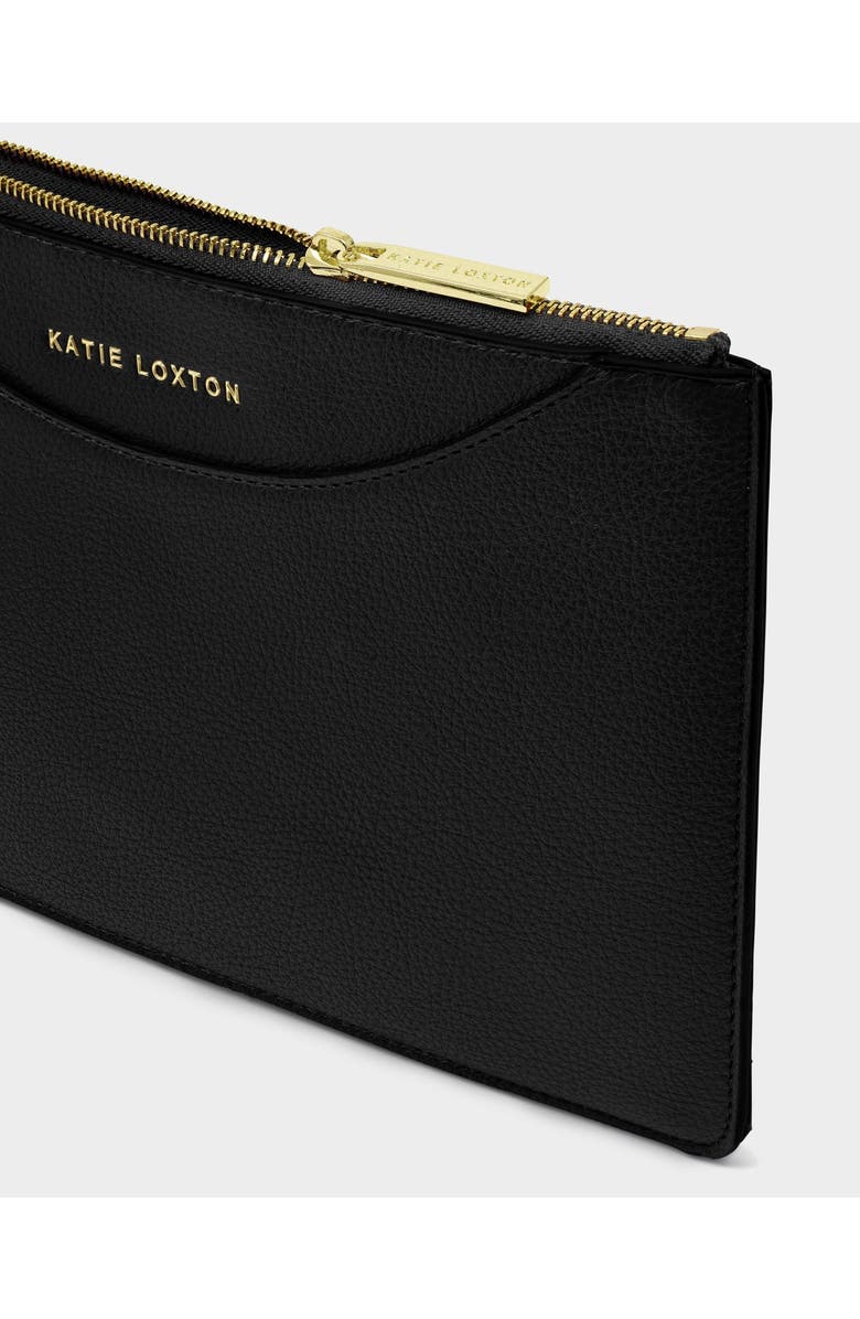 Katie Loxton Alba Wristlet Pouch in Black, Alternate, color, Black