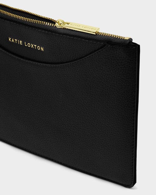 Katie Loxton Alba Wristlet Pouch In Black