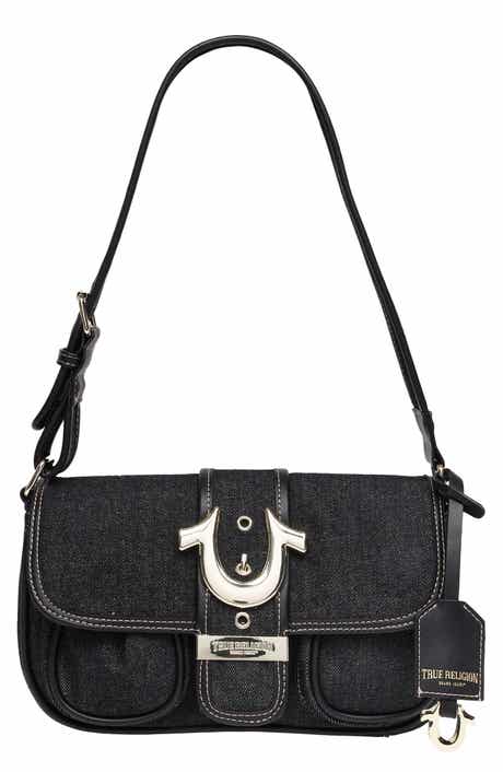 True Religion Double Pocket Denim Satchel