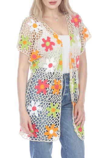 Floral Crochet Cardigan