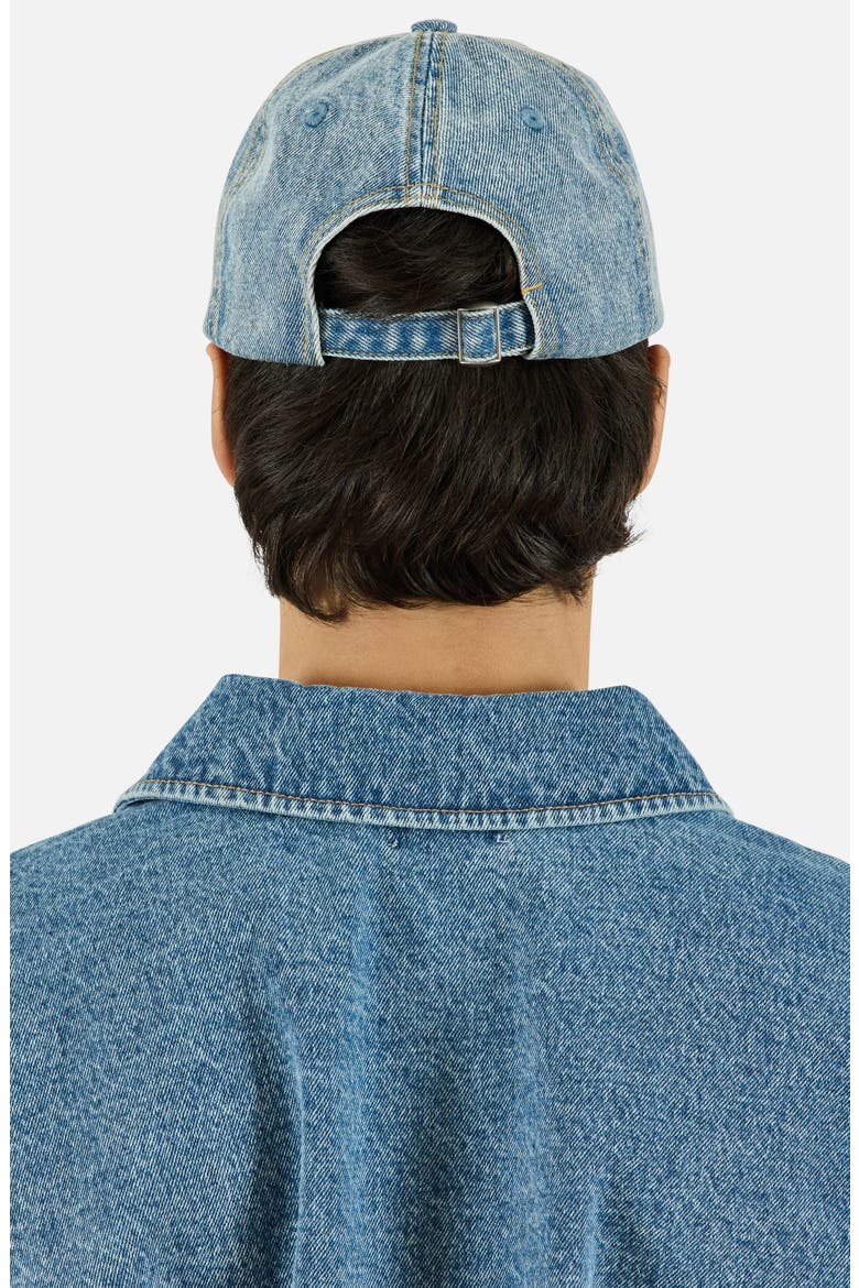 Denim Adjustable Baseball Cap, Alternate, color, MEDIUM WASH