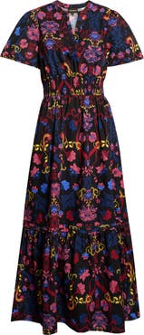 SUGARLIPS Lara Floral Print A-Line Dress