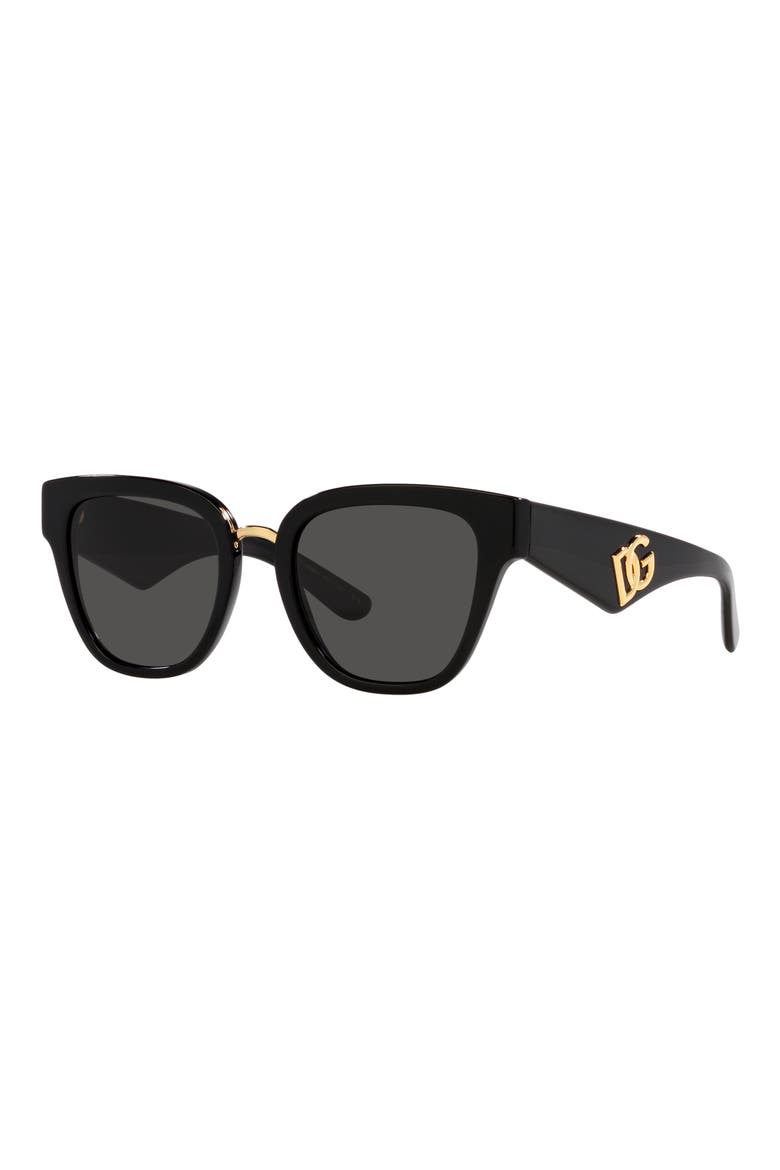 51mm Butterfly Sunglasses, Alternate, color, DARK GREY