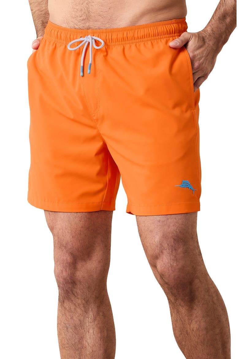 Naples Shore Swim Trunks, Main, color, NEW TANGO