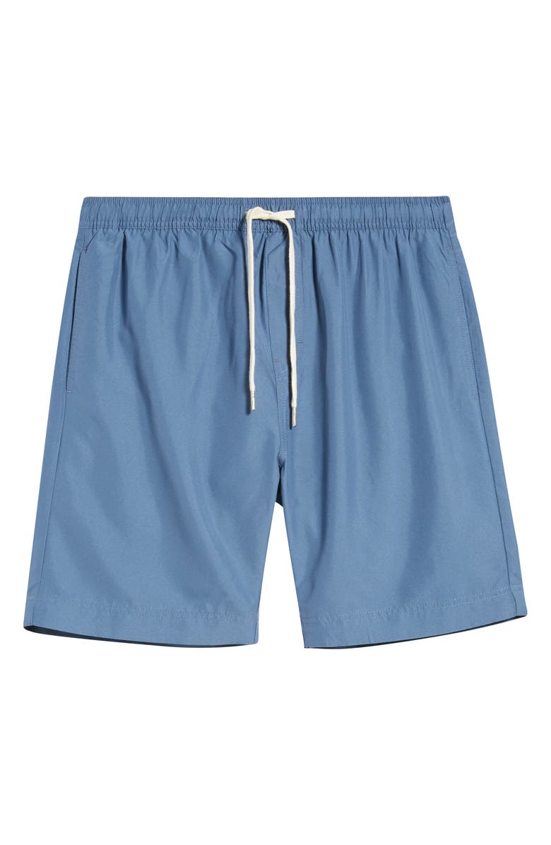 Nordstrom 8-Inch Polyester Classic Swim Trunks, Alternate, color, Blue Skyway