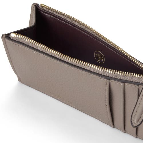 Mulberry Continental Zipped Long Card Holder In Neutral