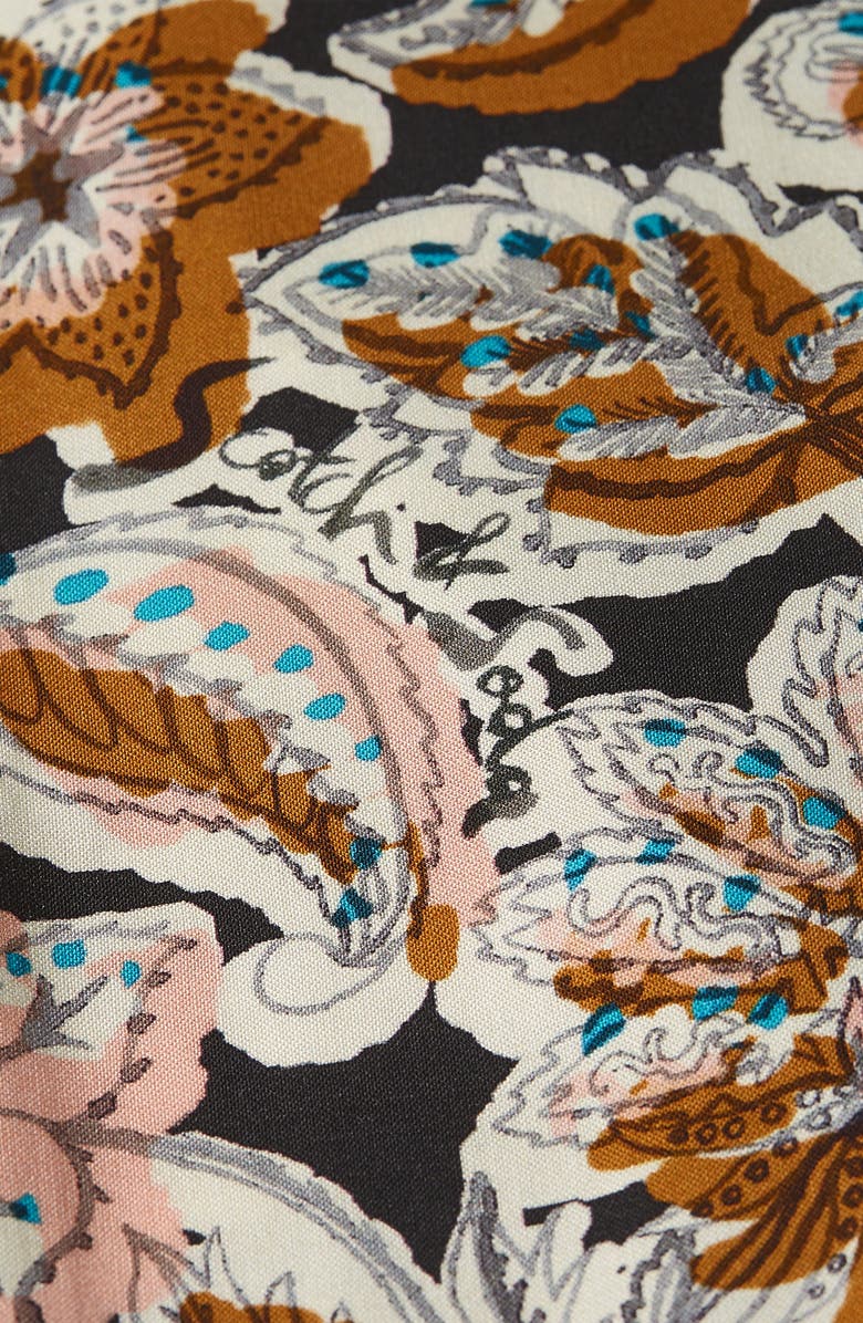 Scotch & Soda Relaxed Fit Print Short Sleeve Button-Up Shirt, Alternate, color, Lucky Bandana Multi