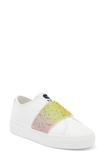 KARL LAGERFELD KARL LAGERFELD PARIS REMMY RHINESTONE SLIP-ON SNEAKER