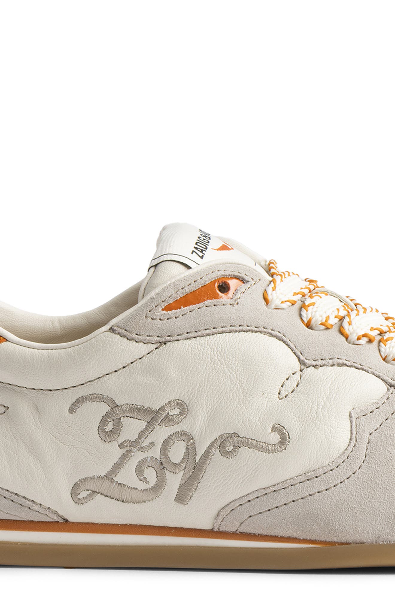 Zadig & Voltaire Dance Lace-Up Sneaker, Alternate, color, 