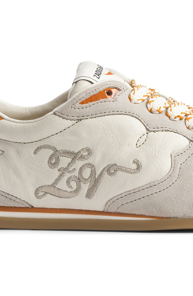 Zadig & Voltaire Dance Lace-Up Sneaker, Alternate, color,