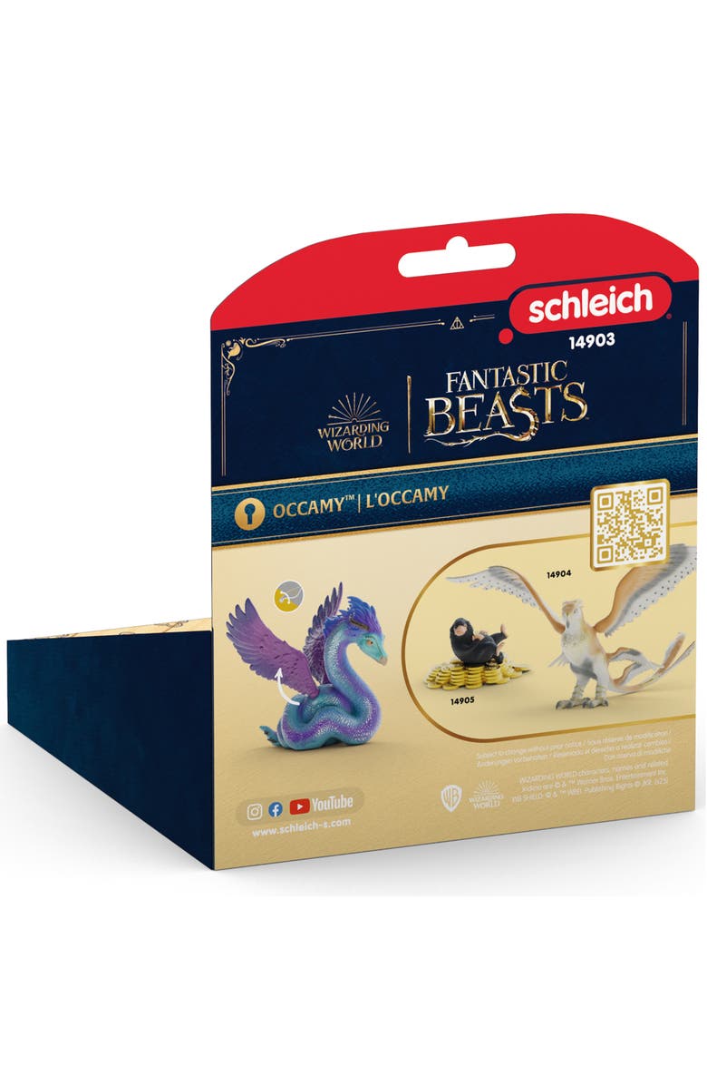 Schleich Wizarding World, Occamy 7 Inch Winged Collectible Toy Figurine, Kids 6+, Alternate, color, Multicolored