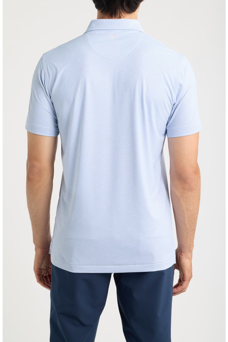 Endives Performance Jersey Polo, Alternate, color, WHITE / WINDY BLUE
