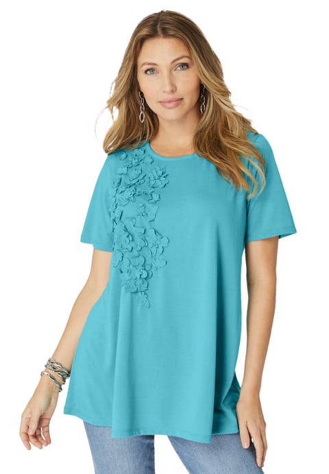 3 D Appliqued Swing Tee