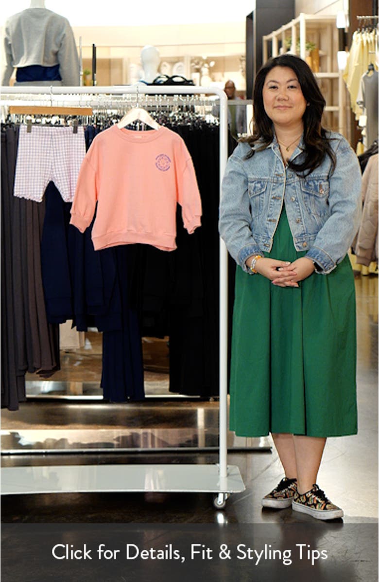 Kids' Graphic Logo Sweater & Check Shorts Set, sales video thumbnail