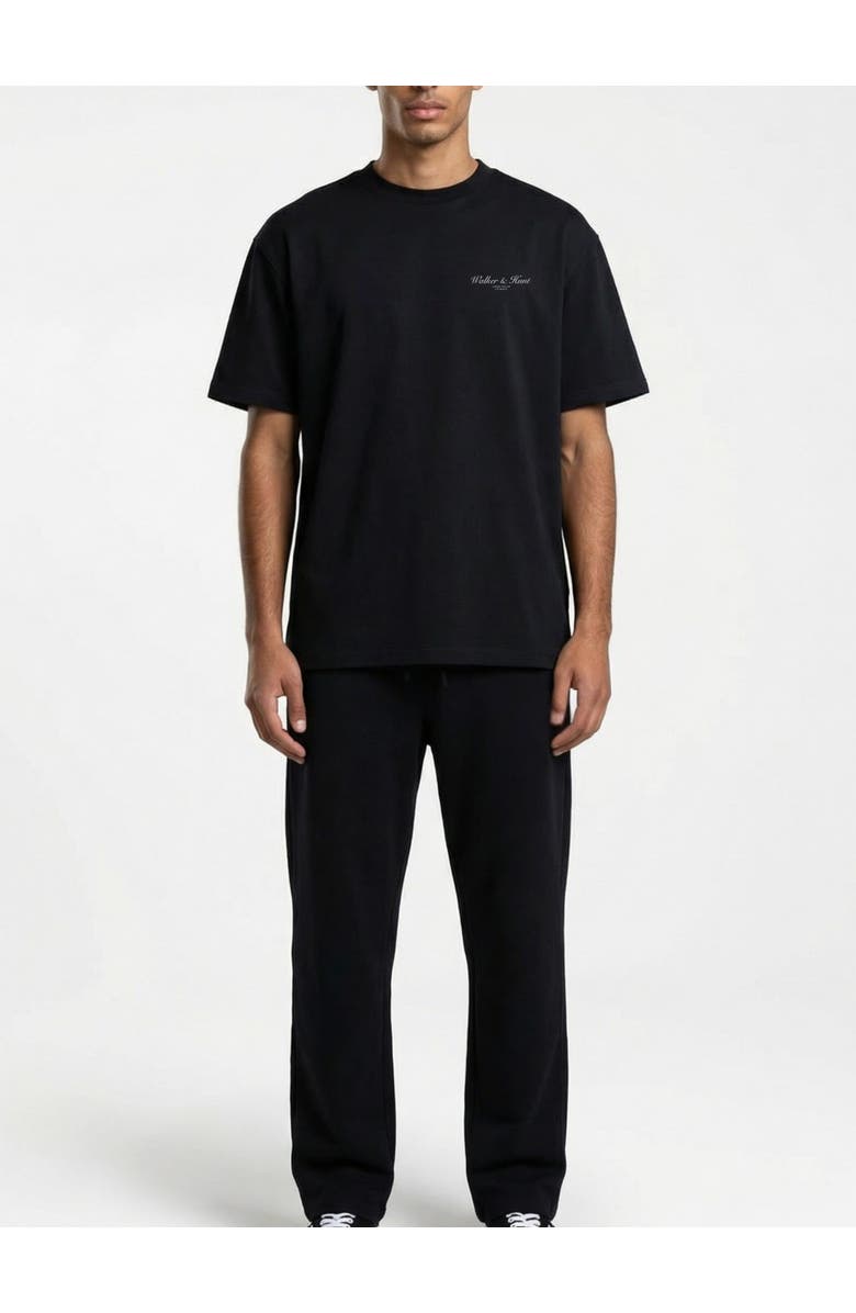 Walker & Hunt Oversized Crew Tee, Main, color, Black