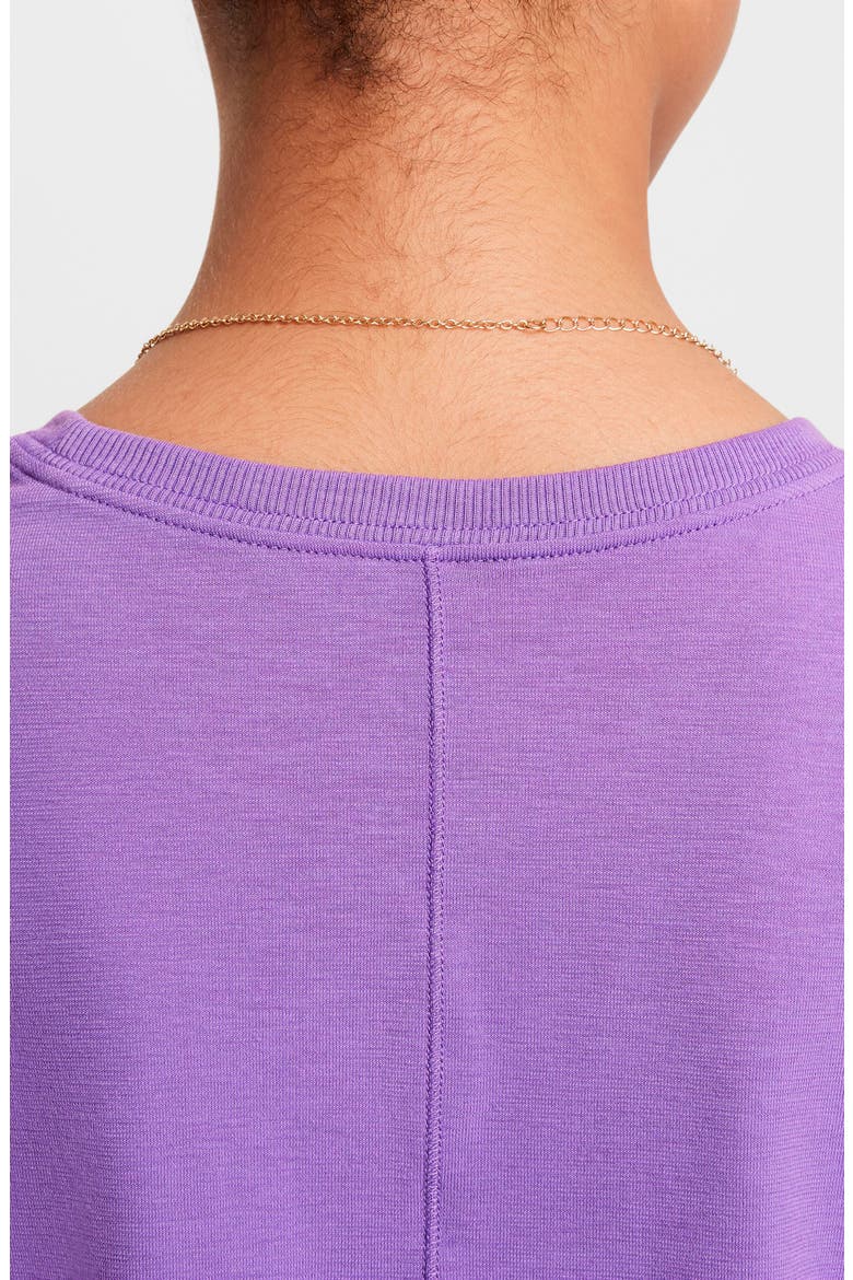 Kids' Sportswear Dri-FIT One T-Shirt, Alternate, color, BLACK RASPBERRY/ WHITE