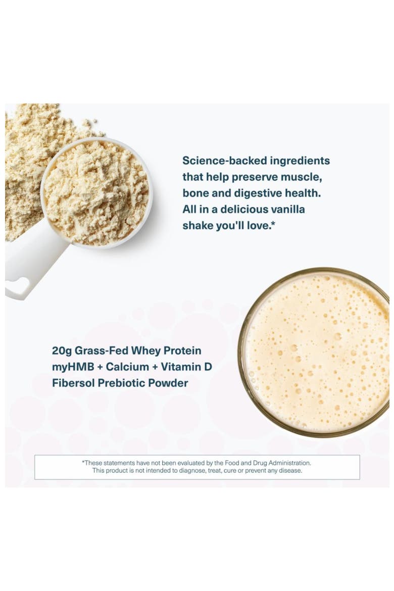 Muscle Guard Protein GLP-1 Support Vanilla Whey Protein Powder 20.5 oz, Alternate, color, None