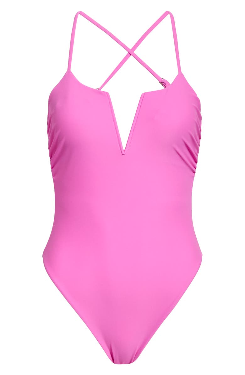Ramy Brook Bexley V-Wire One-Piece Swimsuit, Alternate, color, 