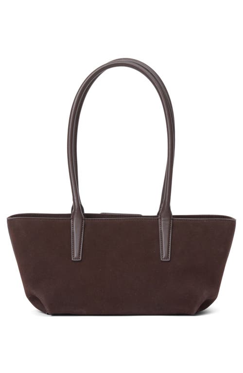 Rag & Bone Realm Suede Satchel In Brown
